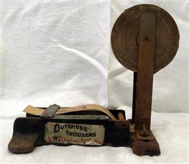 RARE ANTIQUE DUCTCHESS TROUSERS TICKET TAPE 10C 1 DOLLAR A TEAR DISPENSER - ANTI